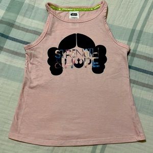 Girls Princess Leia- “Strength & Hope” tank top